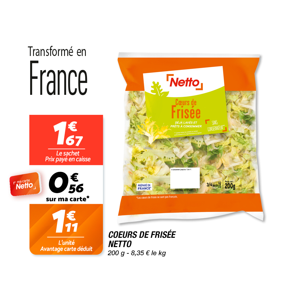 coeur de frisée netto